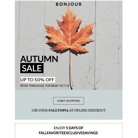 Fall Sale 2